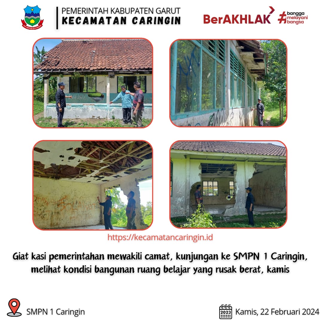 giat-kasi-pemerintahan-meninjau-bangunan-sekolah-smpn-1-caringin